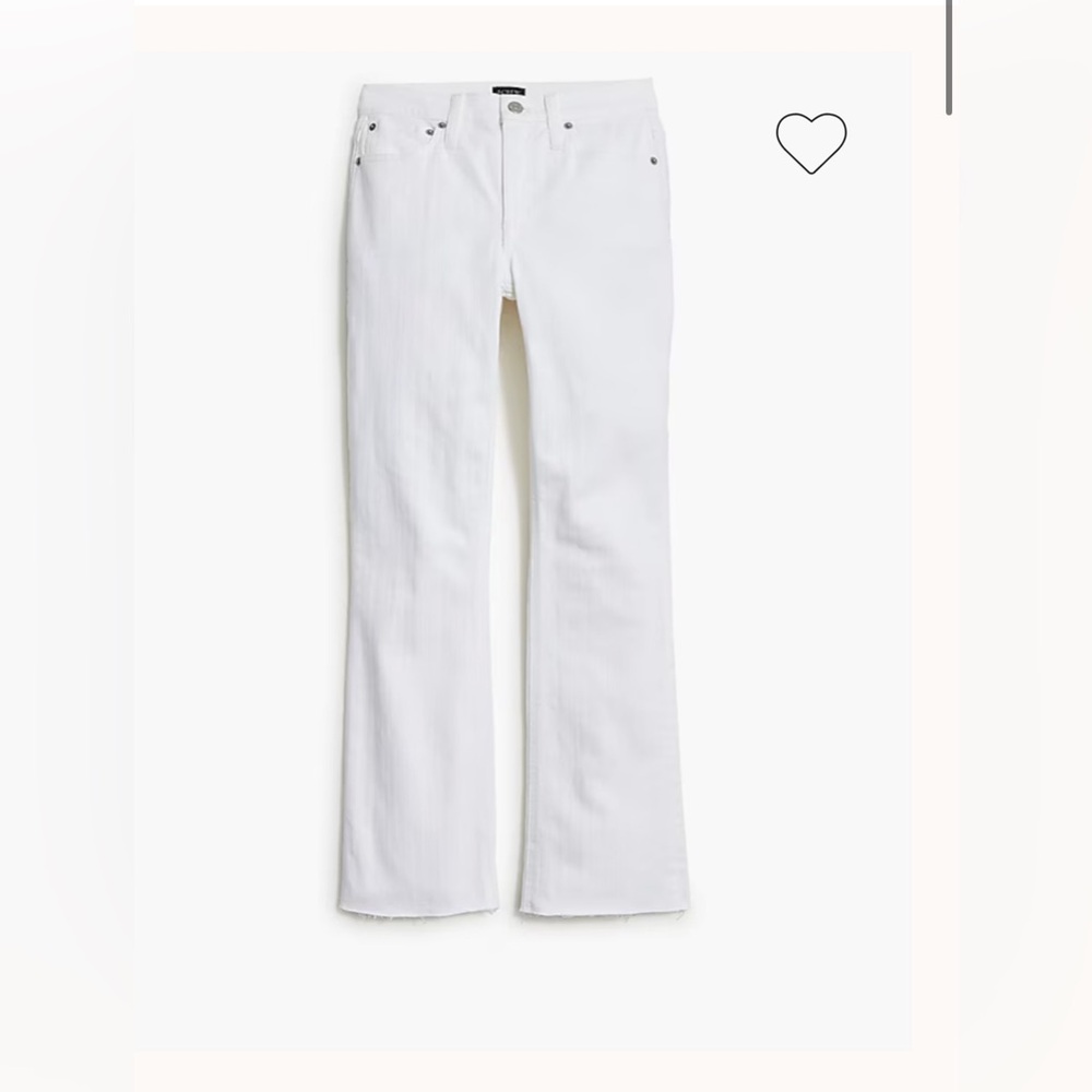 J Crew white jeans